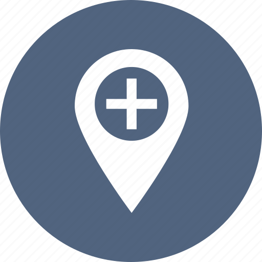 Location, map, medical, navigation, pointer icon - Download on Iconfinder