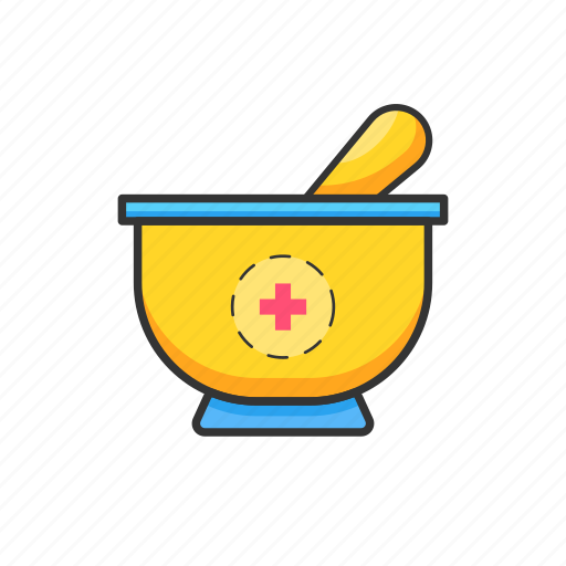 Health, healthcare, medicine, mortar, pharmacy, treatment icon - Download on Iconfinder