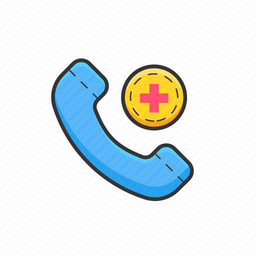 Call, emergency, fill, health, medicine icon - Download on Iconfinder