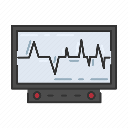 Ekg, health, health service, healthcare, hospital, monitor, pulse icon - Download on Iconfinder