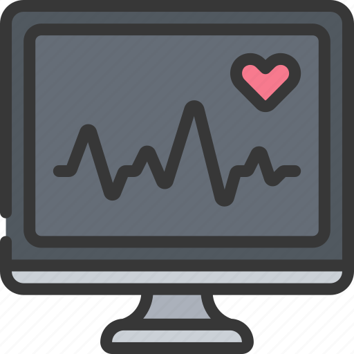 Beat, computer, health, heart, heartrate, medical, monitor icon - Download on Iconfinder