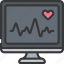 beat, computer, health, heart, heartrate, medical, monitor 
