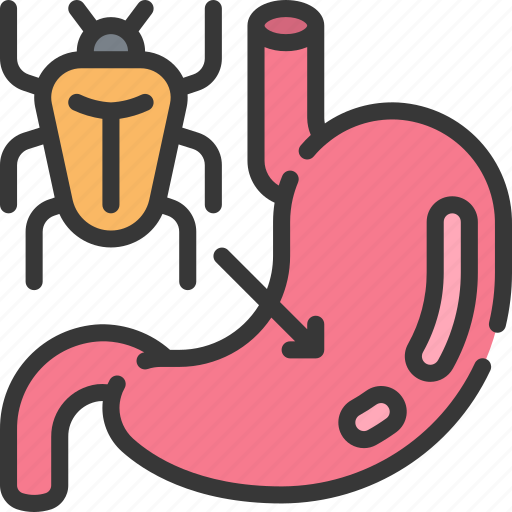 Body, bug, health, illness, medical, parts, stomach icon - Download on Iconfinder