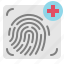 fingerprint, biometric, identify, fingerscan, scan, digital, health 
