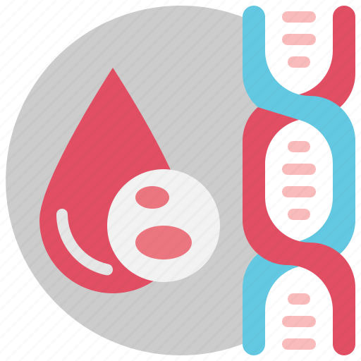 Test, blood, dna, gene, chromosome, rna, genetic icon - Download on Iconfinder
