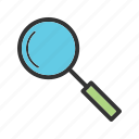 - magnifying glass, search, magnifier, find, zoom, loupe, research, magnifying