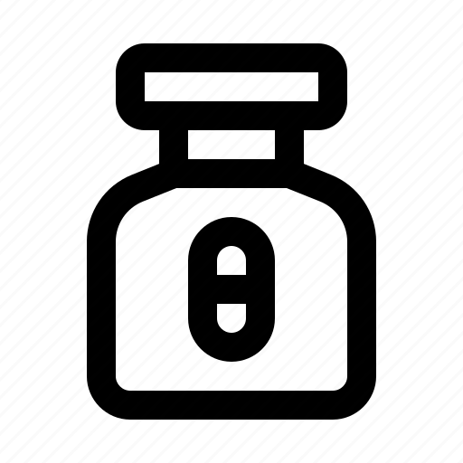 Pills, medication, bottle, capsule, medicine icon - Download on Iconfinder