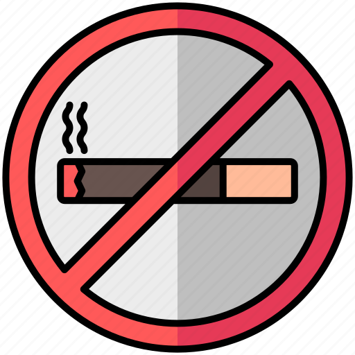 No, smoking, forbidden, cigarette icon - Download on Iconfinder