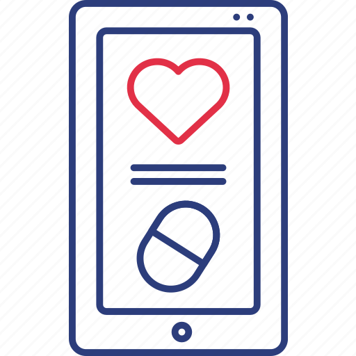 Heart, medicine, phone icon - Download on Iconfinder