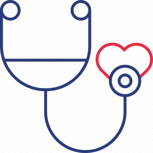Heart, hospital, stethoscope icon - Download on Iconfinder
