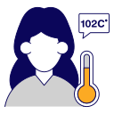 thermometer, thermostat, medical, gauge, fever, checking, patient