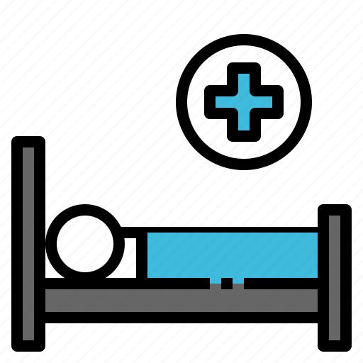 Bed, emergency, healthcare, hospital, patient icon - Download on Iconfinder