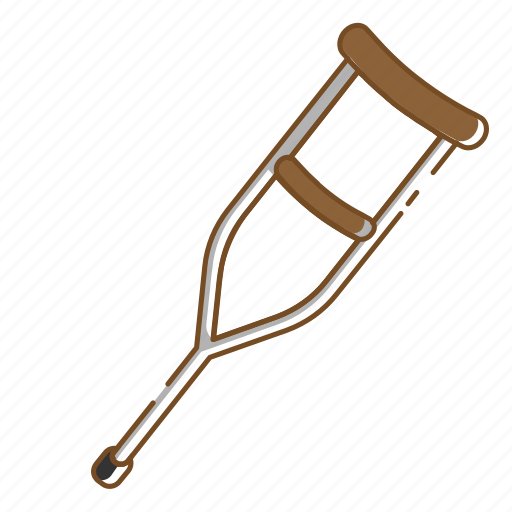 Cane, crutch, desability, healthcare, medical icon - Download on Iconfinder