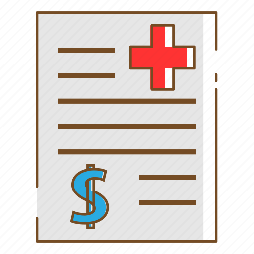 Bill, fee, healthcare, medical icon - Download on Iconfinder