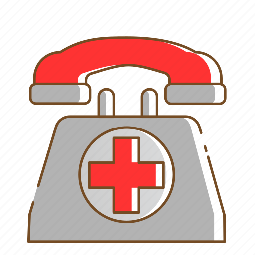Call, healthcare, medical, phone, telephone icon - Download on Iconfinder