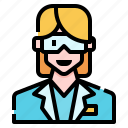 avatar, doctor, profession, scientist, user, woman