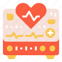 electronics, heart, heartbeat, hospital, monitor, rate