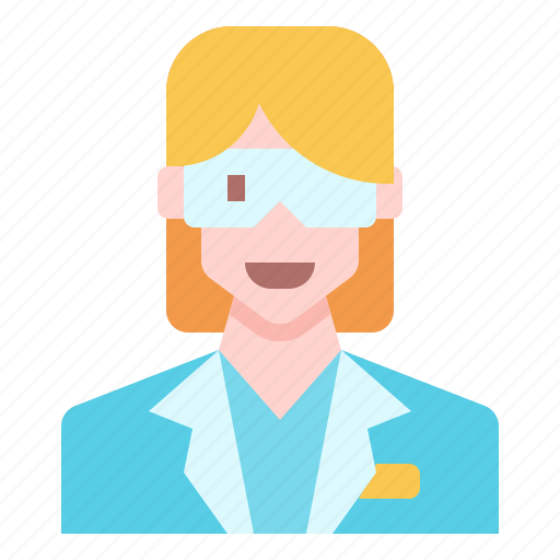 Avatar, doctor, profession, scientist, user, woman icon - Download on Iconfinder