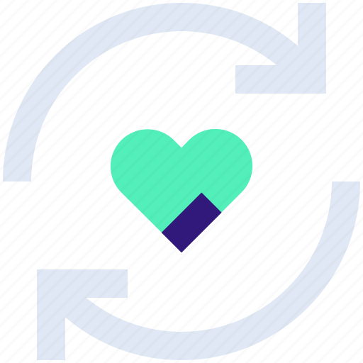 Arrow, heart, like, love, refresh, reload, sync icon - Download on Iconfinder