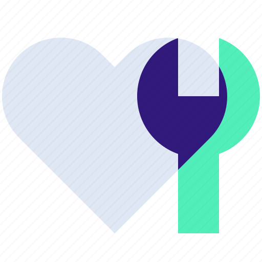 Health, heart, love, medical, options, settings, wrench icon - Download on Iconfinder