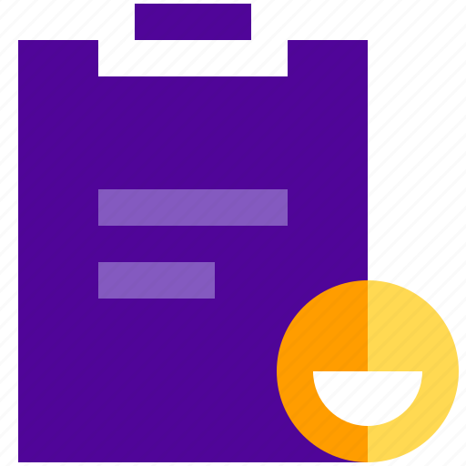 Clipboard, health, healthcare, medicine, smile, task icon - Download on Iconfinder