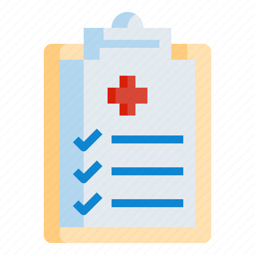 Checklist, clipboard, document, form, medical, report icon - Download on Iconfinder