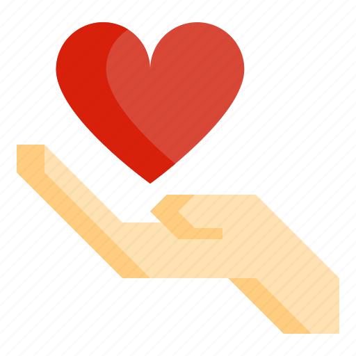 Care, hand, health, healthcare, heart icon - Download on Iconfinder