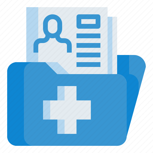 Document, folder, history, information, medical, patient, record icon - Download on Iconfinder