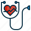 health, healthcare, heart, stethoscope 