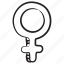 female, gender, female symbol, female gender, woman, female sign 
