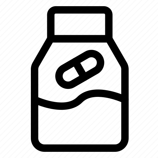 Pill, bottle, medical, pharmacy, drug, health, hospital icon - Download on Iconfinder