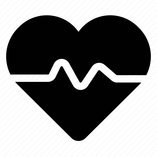 Heartwave, heart, wave, love, like, favorite, health icon - Download on Iconfinder