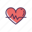 heart, heartbeat, rate 