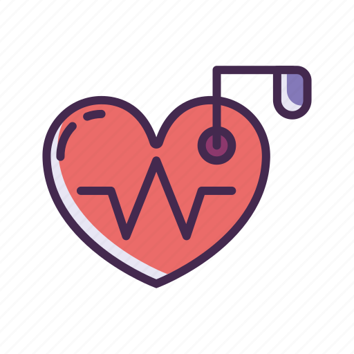 Device, heart, heartbeat, pacemaker icon - Download on Iconfinder