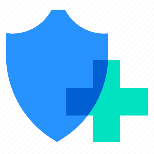 Cross, health, insurance, shield icon - Download on Iconfinder