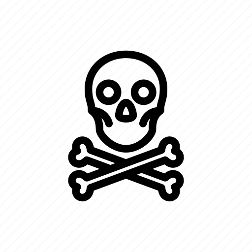 Poison, bones, death, pirate, skeleton, skull, toxic icon - Download on Iconfinder