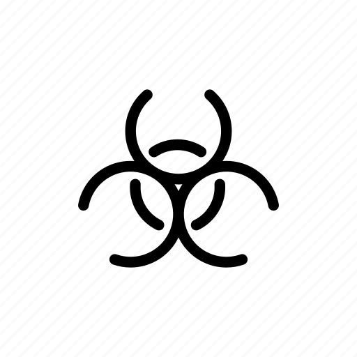 Biohazard, biological, hazard, attention, caution, danger, warning icon - Download on Iconfinder