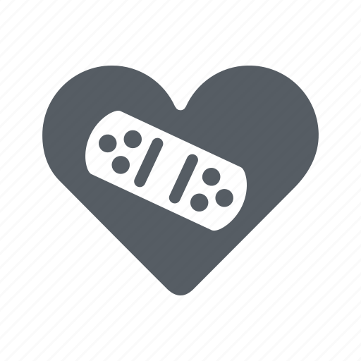 Bandage, broken, healthcare, heart, love, medicine icon - Download on Iconfinder