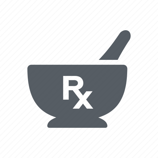 Healthcare, medicine, mortar, pestle, pharmacy, rx icon - Download on Iconfinder
