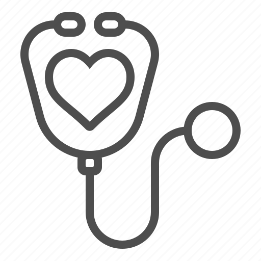 Stethoscope, heart, cardiology, health care, healthcare, health icon - Download on Iconfinder