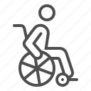 wheelchair, wheel chair, handicap, paralysis, man