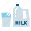bottlet, drink, milk 