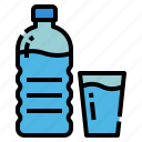 bottle, drink, drinking, glass, water