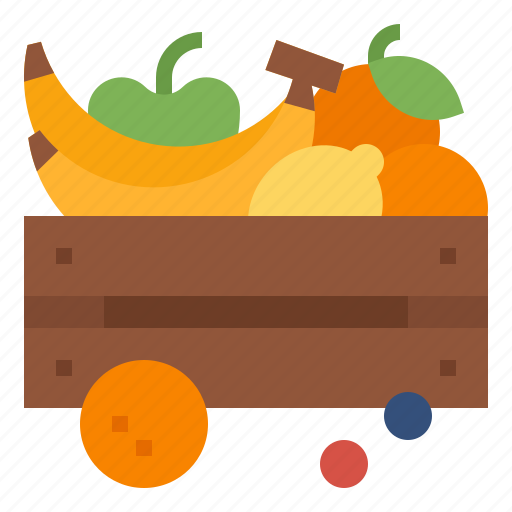 Apple, banana, basket, fruits, orange icon - Download on Iconfinder