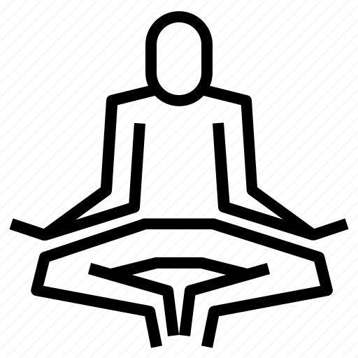 Meditation, relaxation, yoga icon - Download on Iconfinder