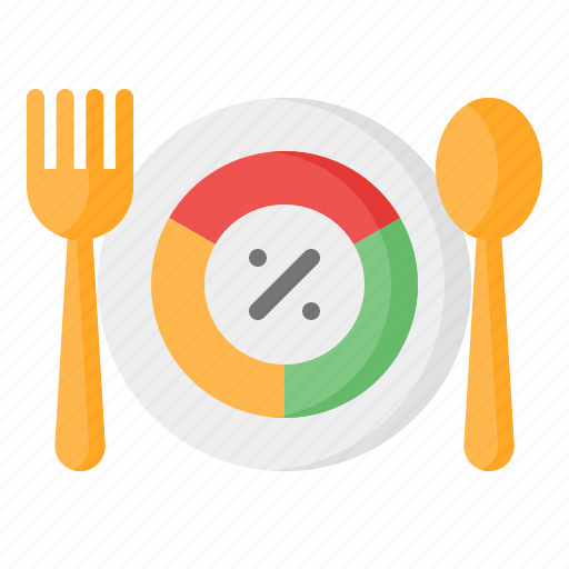 Portion, meal, eating, plate, nutrition, balanced diet, diet icon - Download on Iconfinder