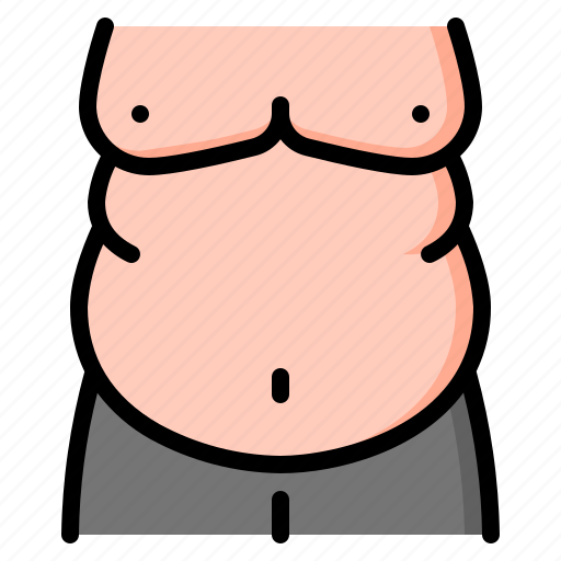 Obesity, fat, overweight, belly, body, diet, man icon - Download on Iconfinder