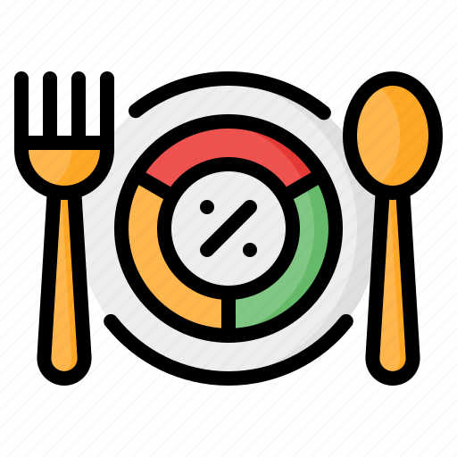 Portion, meal, eating, plate, nutrition, balanced diet, diet icon - Download on Iconfinder