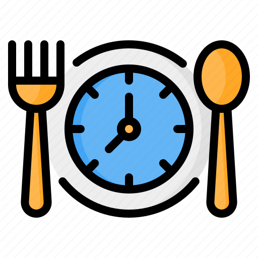Time to eat, eat, eating, time, spoon, fork, diet icon - Download on Iconfinder
