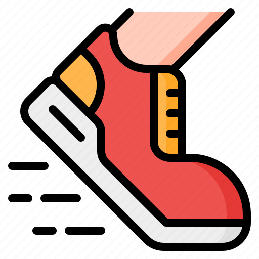 Running, run, shoes, sneaker, trainers, footwear, sport icon - Download on Iconfinder
